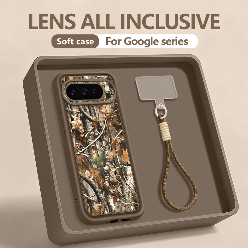 Google Pixel 9 Pro - Forest Hunting Patterned TPU Phone Case