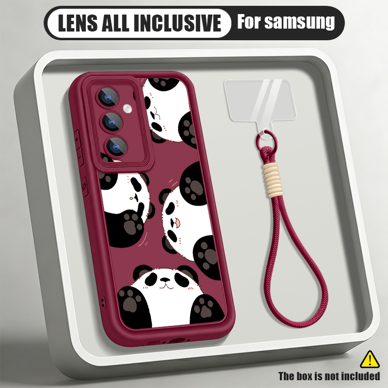 Cartoon Panda Pattern Lanyard  - огляд і ціна Samsung Galaxy S24
