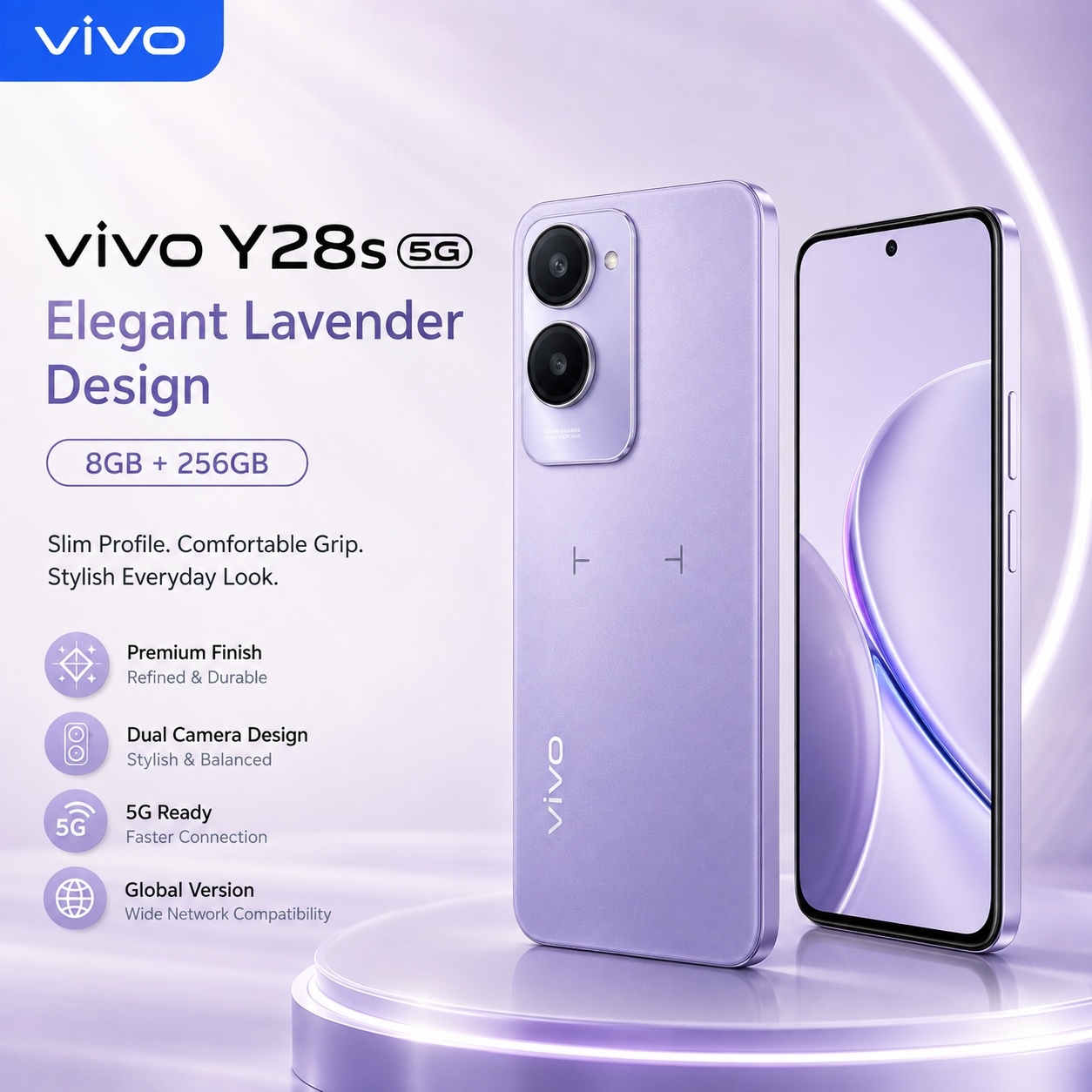 2026 new vivo Y28s 5G 8GB+256G - огляд і ціна Vivo Y28