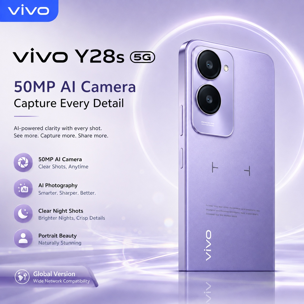 2026 new vivo Y28s 5G 8GB+256G - огляд і ціна Vivo Y28