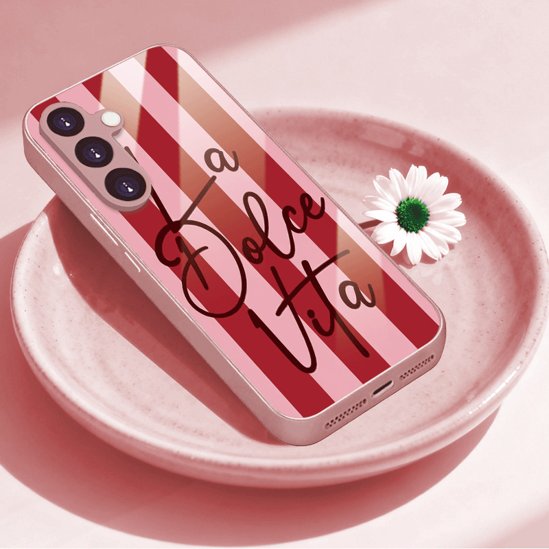 Sweet Life Pattern Glass Phone - огляд і ціна Samsung Galaxy S24