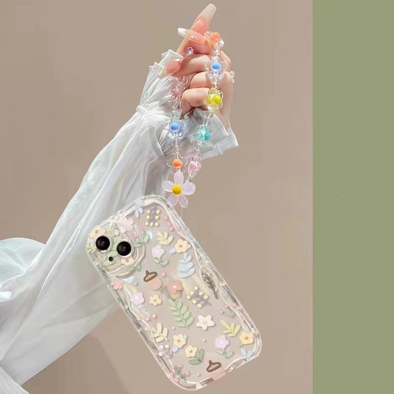 3D Flower Pearl Chain Phone Ca - огляд і ціна Oppo Reno 12